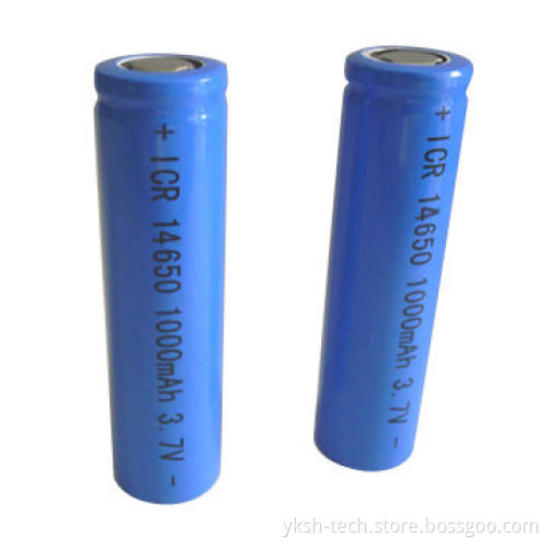 Cylindrical Lithium-ion Rechargeable Batteries, 3.7V, 1,000mAh Capacity for Cellphones